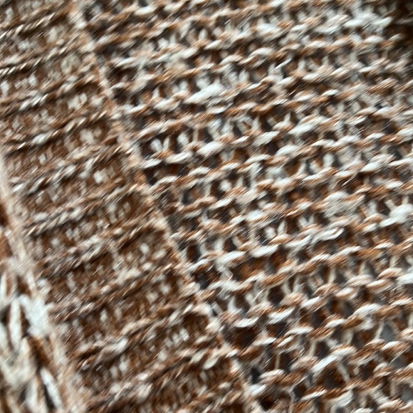 White/Brown Warm & Cozy Cardigan - Long - Picture 2 of 4